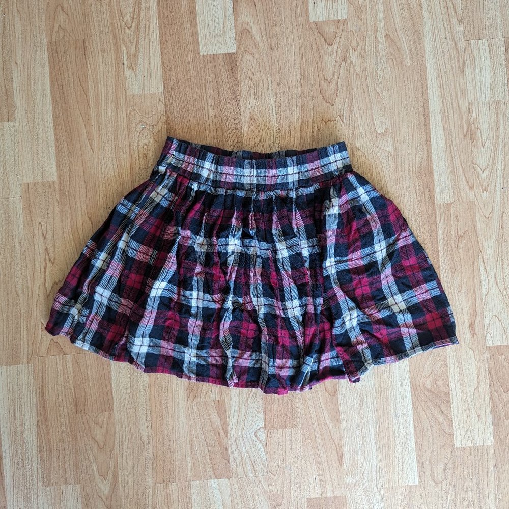 Plaid Mini Skirt